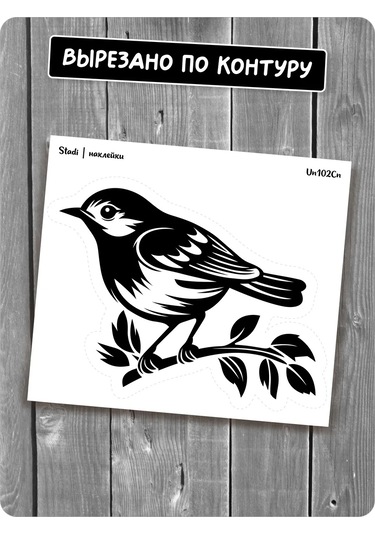 Stadi İç Mekan Etiketi Kuş 223070502 Siyah