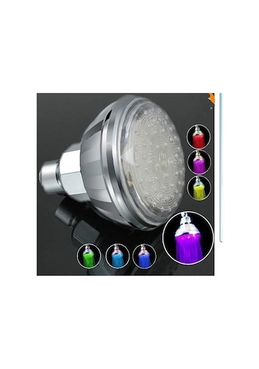 Suntek 7 Renk Led Duş Üstü Renk Değiştirme Yağmur Ev Su