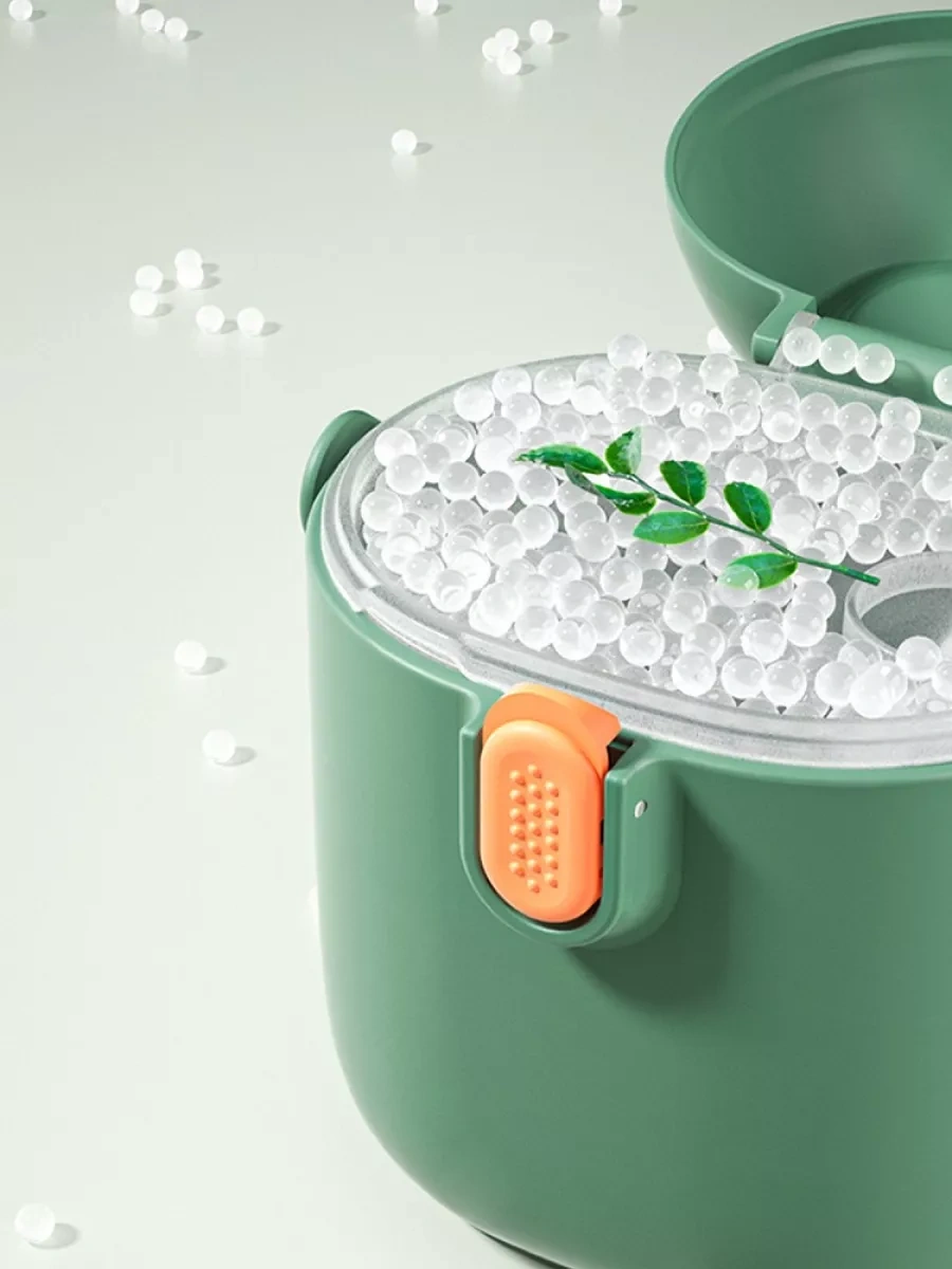 Shop747 Bebek Yiyeceği Ve Toz Unlu Mamalar İçin Saklama Kabı 248635983 Koyu Yeşil