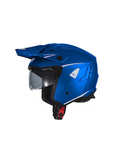 Ufo Plast Sheratan Jet Açık Kask Mavi