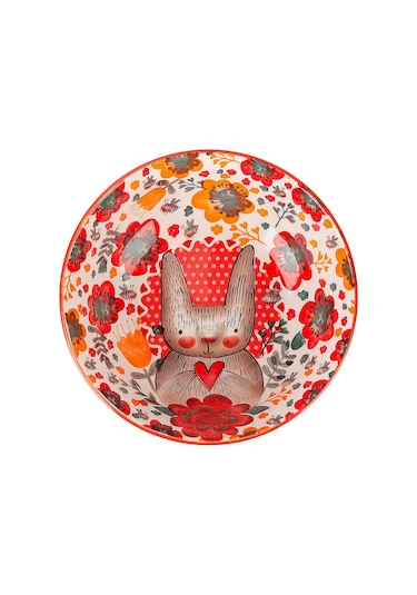 Nouvelle "kawaii" Tavuk Şeklinde Salata Kasesi, Tavşan, 1500 Ml 262456988 Kirmizi