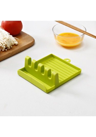 Mufunye Yeşil Mutfak Çeşitli Gereçleri Saklama Rakımı - Kaliteli Plastik, Çatal, Kaşık, Tencere Kapağı Ve Paleta Tutucu, Ev Kullanıma Uygun, Çok Fonksiyonlu Diğer