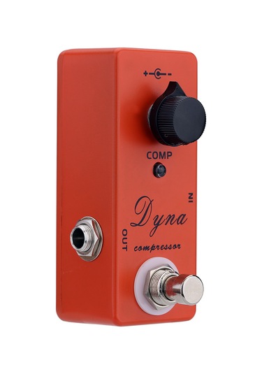 Xindoker Dyna Comp Elektro Gitar Kompresör Efekt Pedalı - Hafif, Taşınabilir, Doğru Bypass Ve Tek Düğme Kontrolü İle Kaliteli Ton
