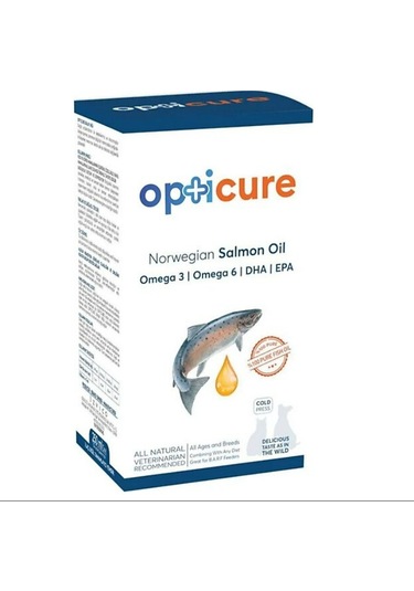 Opticure Kedi Ve Köpek Norveç Somonu Balık Yağı 250 Ml Skt:09/10/2026