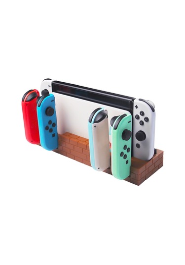 Sw488 Nintendo Oyun Kartları Depolama Hızlı Şarj Dock İstasyonu Haki