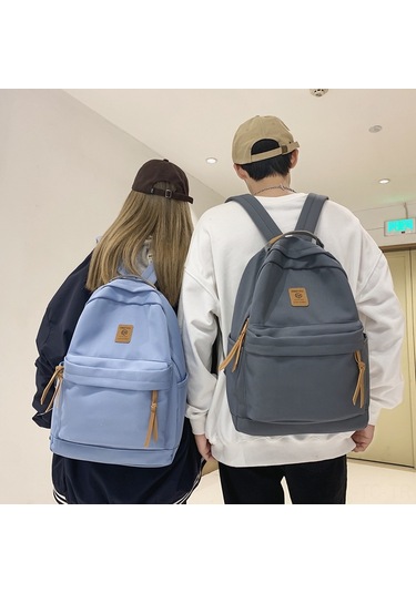 Skycity Harajuku Tarzı Büyük Kapasiteli Siyah Kız Öğrenci Çantası - Dayanıklı Ve Pratik Okul Sırt Çantası Siyah