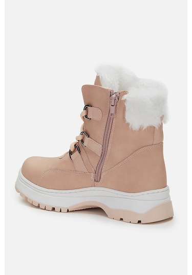 Vicco Alexis Kürklü Kız Çocuk Pudra Bot Pudra