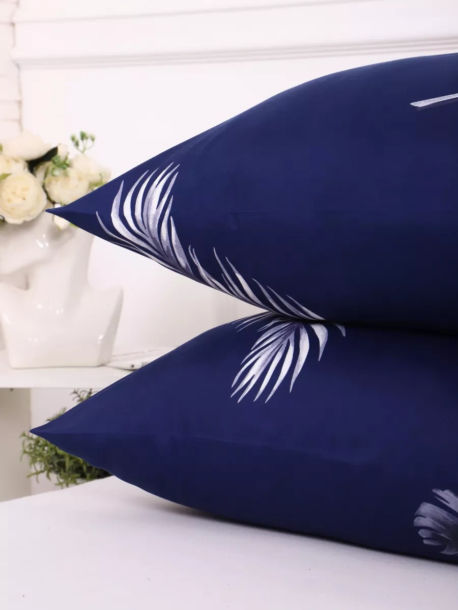 Inteteks Fermuarlı Yastık Kılıfları 70x70 2 Adet Polysaten 248582352 Mavi Kadife