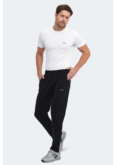 Slazenger Samouel In Erkek Cepli Siyah Eşofman Altı Siyah