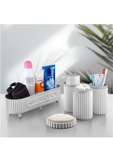 5'li Banyo Seti My Bathroom Serisi Royaleks-emn3386 Çok Renkli