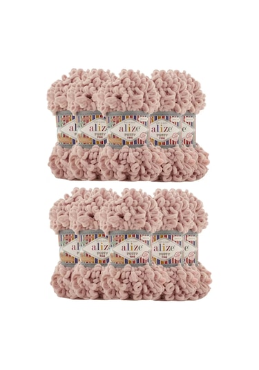 Alize Puffy Puffy Fine 161 - 10 Adet Peluş İplik 240559991
