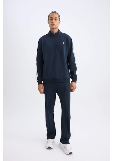 DeFactoFit Sporcu Jogger Eşofman Altı Standart Fit Standart Paça Beli Lastikli Cepli D1957AX24AUNV146