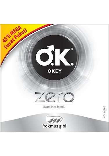 Okey Zero Prezervatif 45'li