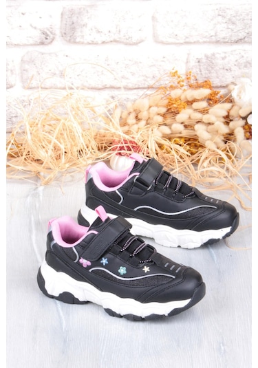 Fort Cool Bella Rahat Hafif Sneaker Kız Çocuk Ayakkabı Siyah
