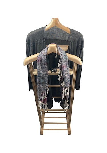 Melada Mobilya Gürgen Çift Tepeli Dilsiz Uşak Ham Cilalı 135 Cm Ceviz