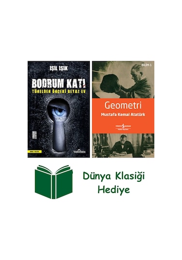 Bodrum Katı - Tünelden Önceki Beyaz Ev + Geometri + Dünya Klasiği Hediye