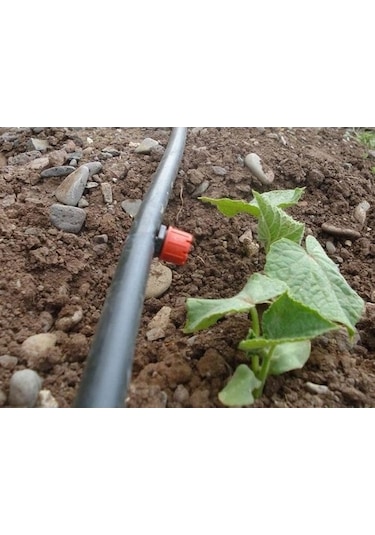 300 Mt Deliksiz Düz Damlama Sulama Sistemi Bahçe Ve Ek Parçaları