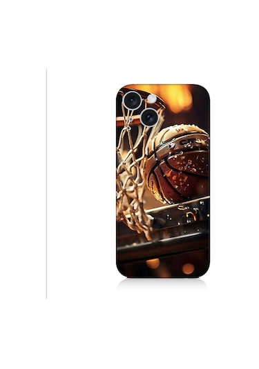 Apple Uyumlu iPhone 15 Plus Uzay İskeleti Desenli Silikon Kılıf Silikon