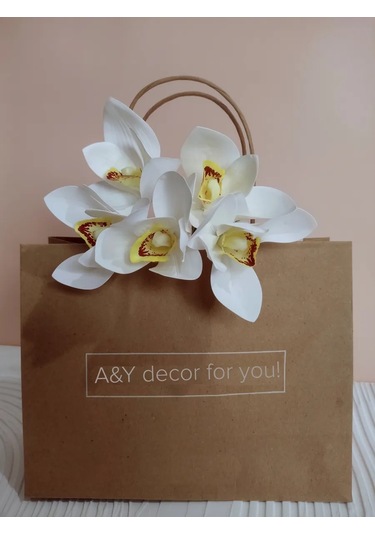 A&y Decor For You Sentetik Cimbidium Orkide 366259448