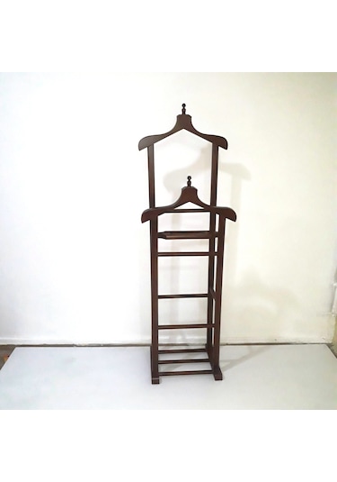 Dilsiz Uşak Çift Tepe Model Parlak Ceviz Askılık Kayın Torna Iske N11.162 Ceviz