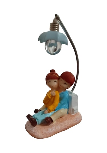Oturan Çift Model Biblo Hediyelik 10 15 Cm