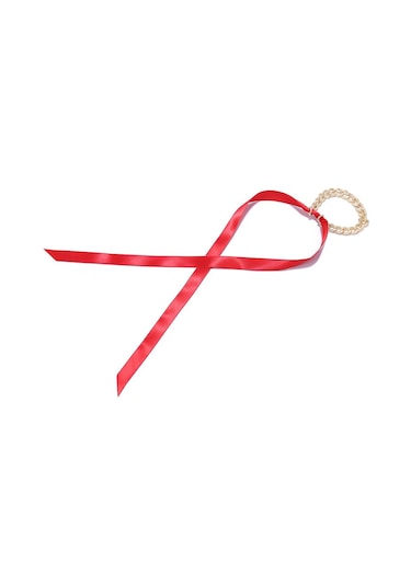 Homyl Bohem Sevimli Kurdele Ilmek Zincir Bağlantı Kırmızı Kırmızı