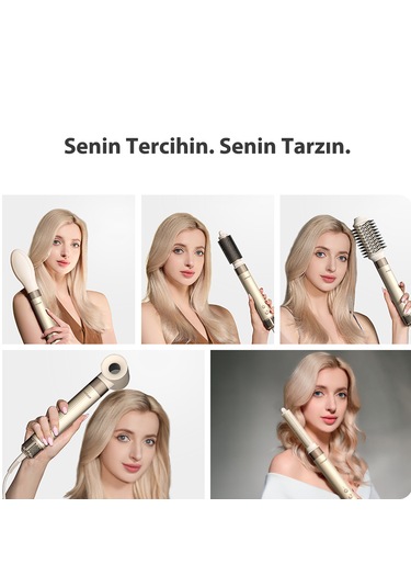 Airbot HD198 Hyperstyler Saç Şekillendirme ve Kurutma Seti