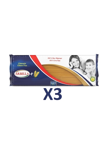 Arbella Glutensiz Spagetti 3 x 400 G