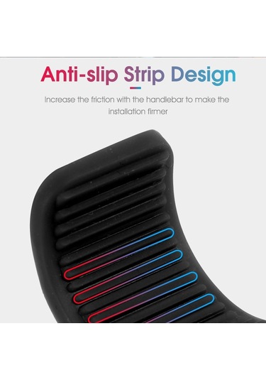 Çok Fonksiyonlu Silikon Bisiklet Cep Telefonu Tutucu Motosiklet Sürme Navigasyon Sabit Braket Mavi Mavi