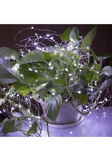 Tongxida 22m 200 Led Güneş Enerjili Ev Bahçe Bakır Tel Dize Peri Işığı Açık Hava Noel Partisi Dekoru Şerit Lamba Beyaz Işık Beyaz Işık