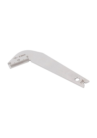 Maiyame 118 Açıklı Ince Çelik Matkap Ucu Ölçer, 0-20mm Aralığında 0.5mm Hassasiyetli Matkap Uç Kalibrasyon Aracı