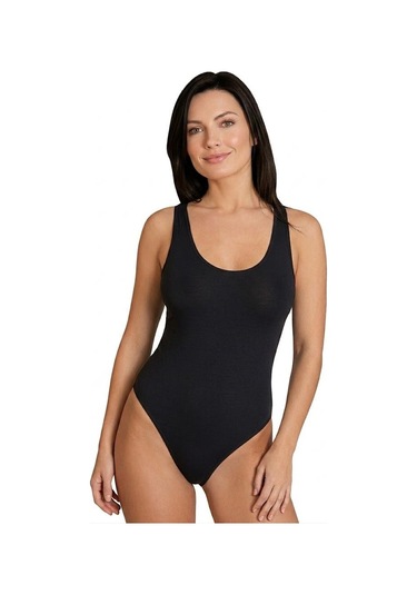 İmer Bayan Geniş Askılı Modal Çıtçıtlı Body 9252 Siyah