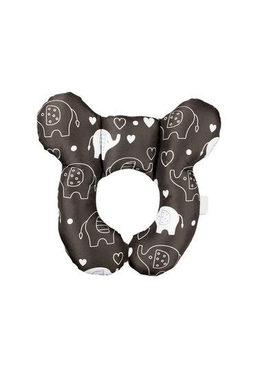 Dolıty Bebek Boyun Destek Yastığı Besleme Arabası Seyahat Siyah