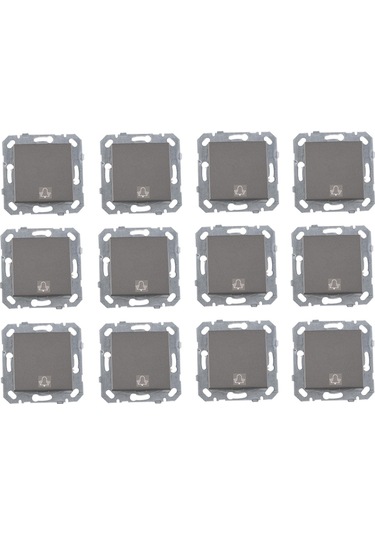 Netelsan Byobu 12 ADET Antrasit Zil Anahtar Çerçevesiz