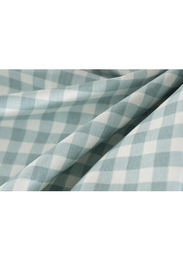 Ekose Masa Örtüsü Turkuaz