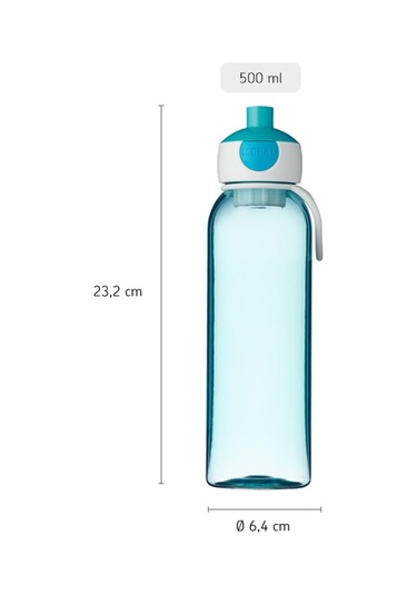 Mepal Water Bottle Pop Up Campus Su Şişesi Su Şişesi 500 Ml - Kır Diğer