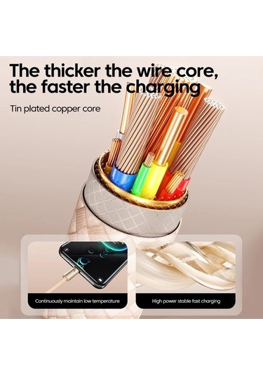 Tongxida 240w Pd Hızlı Şarj Usb-c Kablo, Olafköken 1.2m, Silvery, Type-c