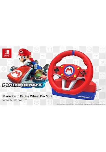 Mario Kart Racing Wheel Pro Mini Direksiyon Seti Nintendo Switch
