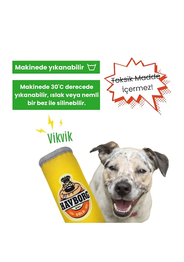 Havhav Peluş Kutu İçecek Köpek Oyuncağı