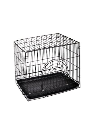 D-4 Tek Kapılı Katlanabilir Köpek Kafesi 77.5 x 52 x 59 CM