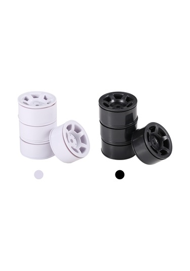 Kosona Ax-415wh 1/10 Rc Araç Plastik Jant Seti - 4 Parça, 46x23mm, Beyaz, Tf2 Cc01 Cc02 Lc70 Lc80 D90 Uyumlu