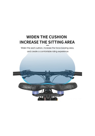 Yaozixa Genişletilmiş Yumuşak Bisiklet Oturagi - Yoğun Sponge + Silika Jel Dolgulu, Uzun Mesafe Sürüşlerde Yorumu Azaltan, Mtb Ve Bisikletler İçin Uygun Çok Renkli