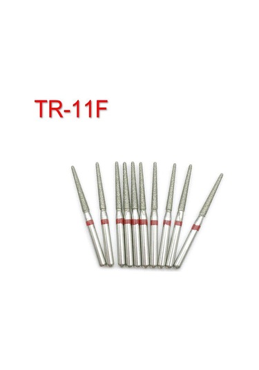 10 Adet/paket Diş Elmas Uç Matkap Diş Hekimliği İçin El Aleti Kolu Çapı 1.6mm Diş Hekimi Araçları Tr-11f