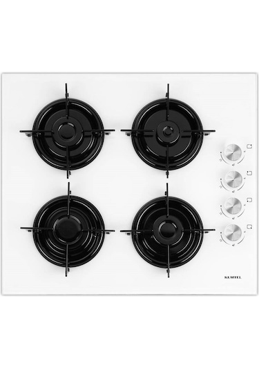 Kumtel B66 - KO-40TAHDF - DA6-830W Beyaz Kristal Ankastre Set