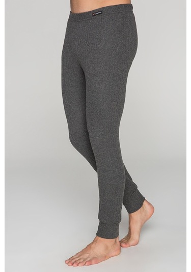Thermoform Soft Unisex Termal Alt İçlik  Antrasit Koyu Gri
