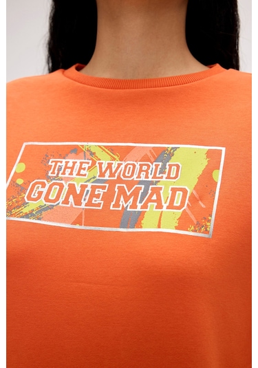 Bad Bear Re-carina Turuncu Kadın Sweatshirt-orange Orange