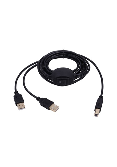 Leasetake 2'si 1 Arada Yazıcı Kablosu Usb A'dan B'ye Erkekten Erkeğe Yazıcı Kablosu Hp Canon Samsung Yazıcı Ayırıcı İki Bilgisayar İçin A Leasetake 2'si 1 Arada Yazıcı Kablosu Usb A'dan B'ye Erkekten Erkeğe Yazıcı Kablosu Hp Canon Samsung Yazıcı Ayırıcı İki Bilgisayar İçin A