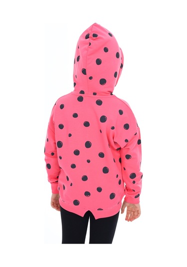 Toontoy Kız Çocuk Kapüşonlu Fermuarlı Baloncuk Baskılı Düşük Omuz Yırtmaç Detaylı Örme Hırka - 2 İplik Fuşya Toontoy Kız Çocuk Kapüşonlu Fermuarlı Baloncuk Baskılı Düşük Omuz Yırtmaç Detaylı Örme Hırka - 2 İplik Fuşya