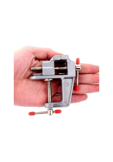 Buffer Mini Masa Tezgah Hobi Mengenesi Sabitleme Sıkıştırma Aparat 30mm Mavi