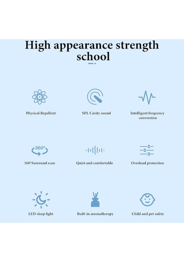 Jialan Ultrasonik Sivrisinek Kovucu, Kapalı Sinek Kovucu Plug